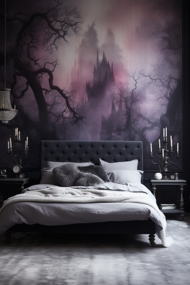 Elegance in Darkness: 21 Whimsy Goth Bedroom Decorating Ideas