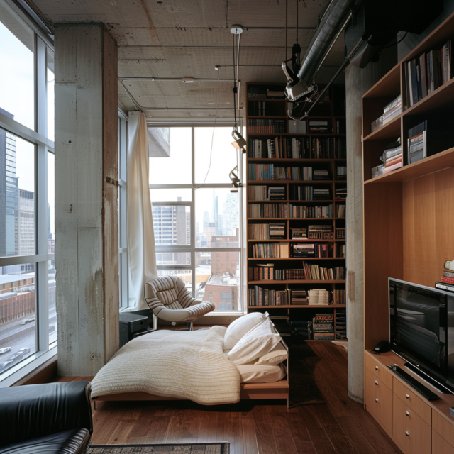 Maximizing Space in Studio Apartments: Smart Tips - Maximizing Space In Small City Apartment With Vertical Space