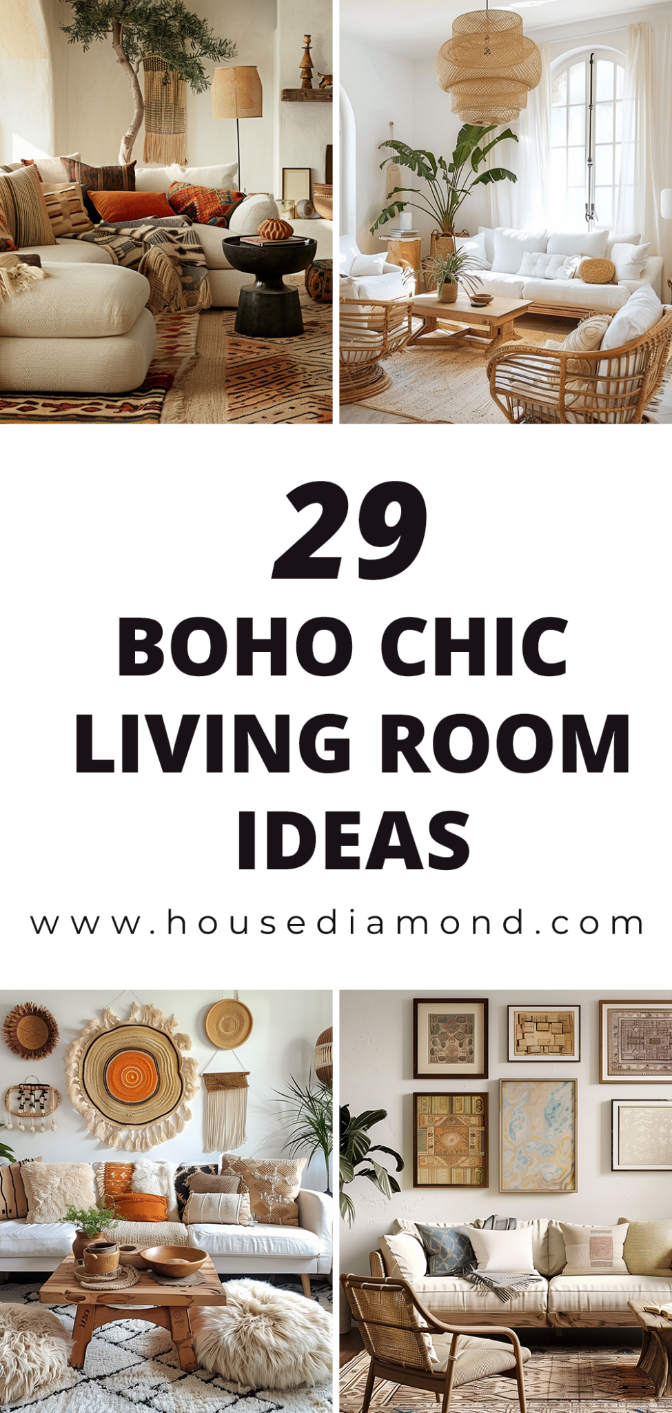29 Boho Chic Ideas to Revamp Your Living Room