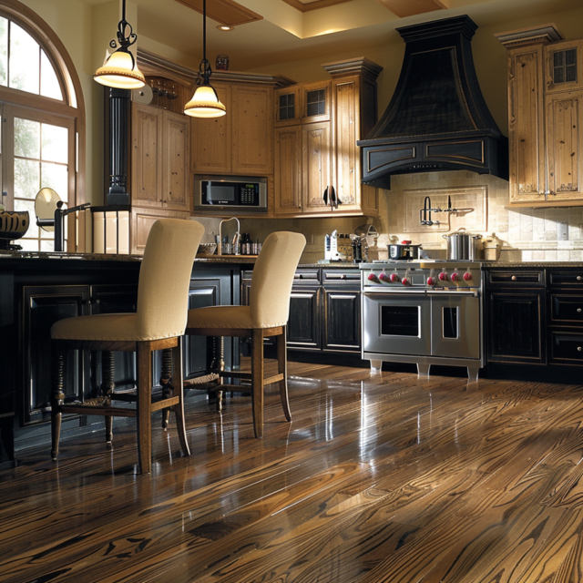25 Vibrant Kitchen Flooring Ideas to Complement Oak Cabinets