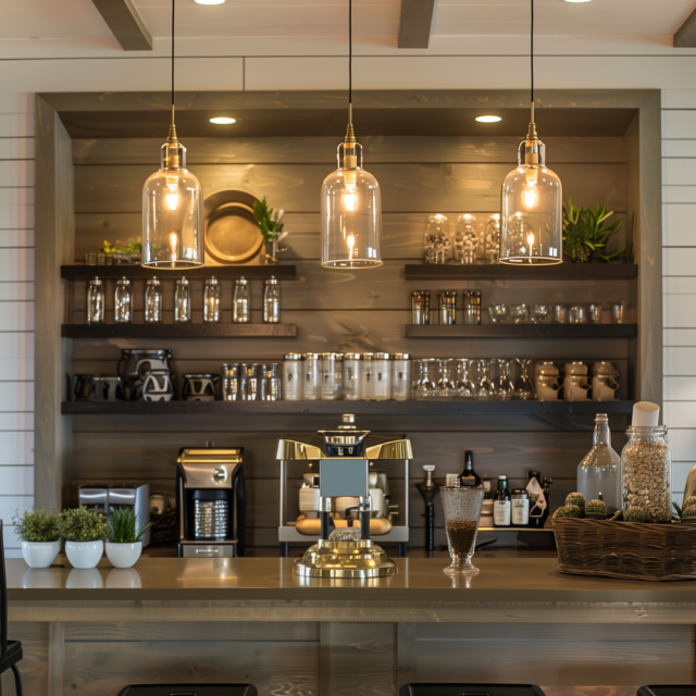 Rustic Charm: 17 Farmhouse Coffee Bar Ideas