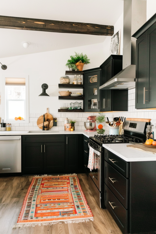 32 Black Kitchen Cabinet Ideas: Depth Without the Dark