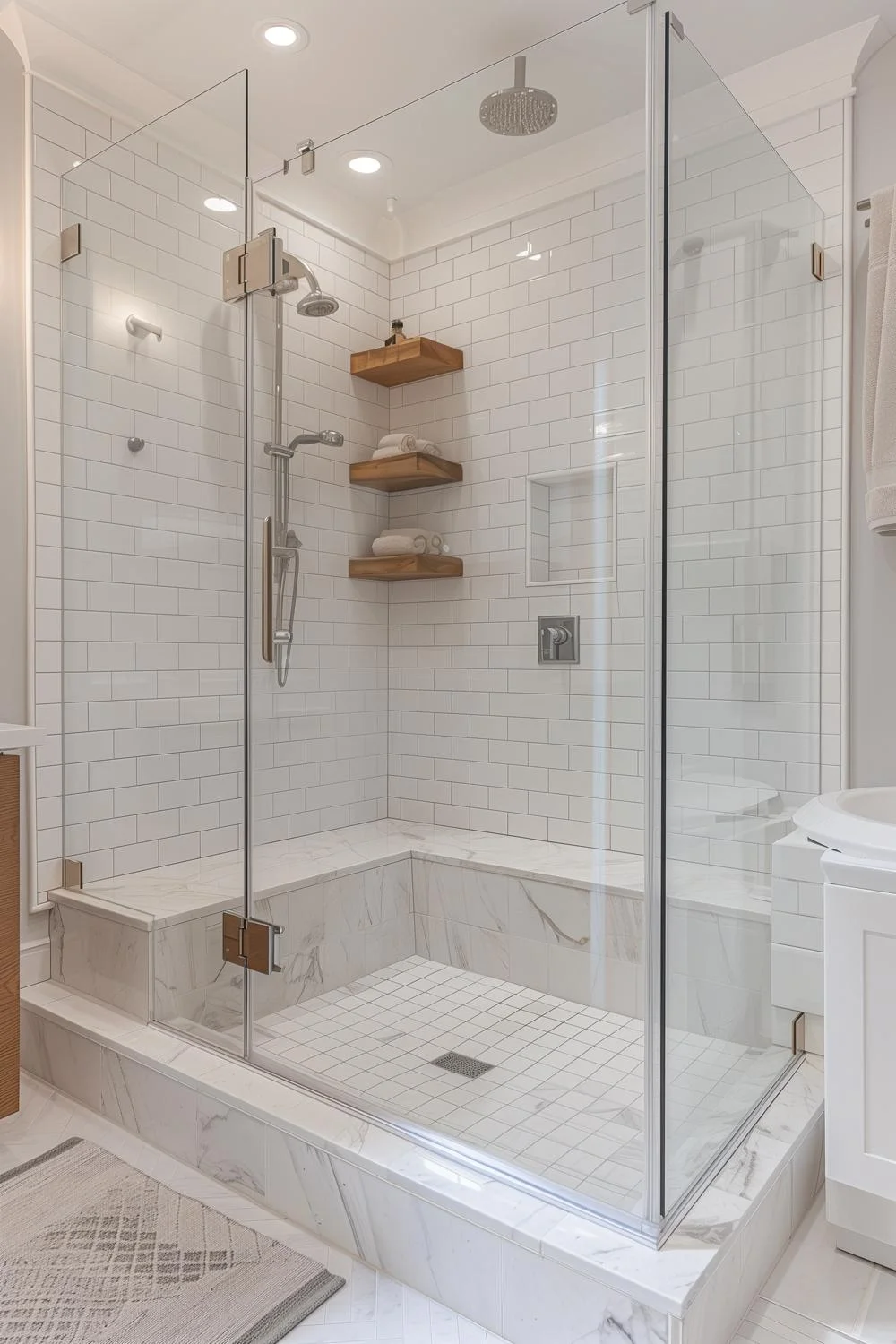 22 Creative Small Bathroom Shower Tile Ideas You'll Love