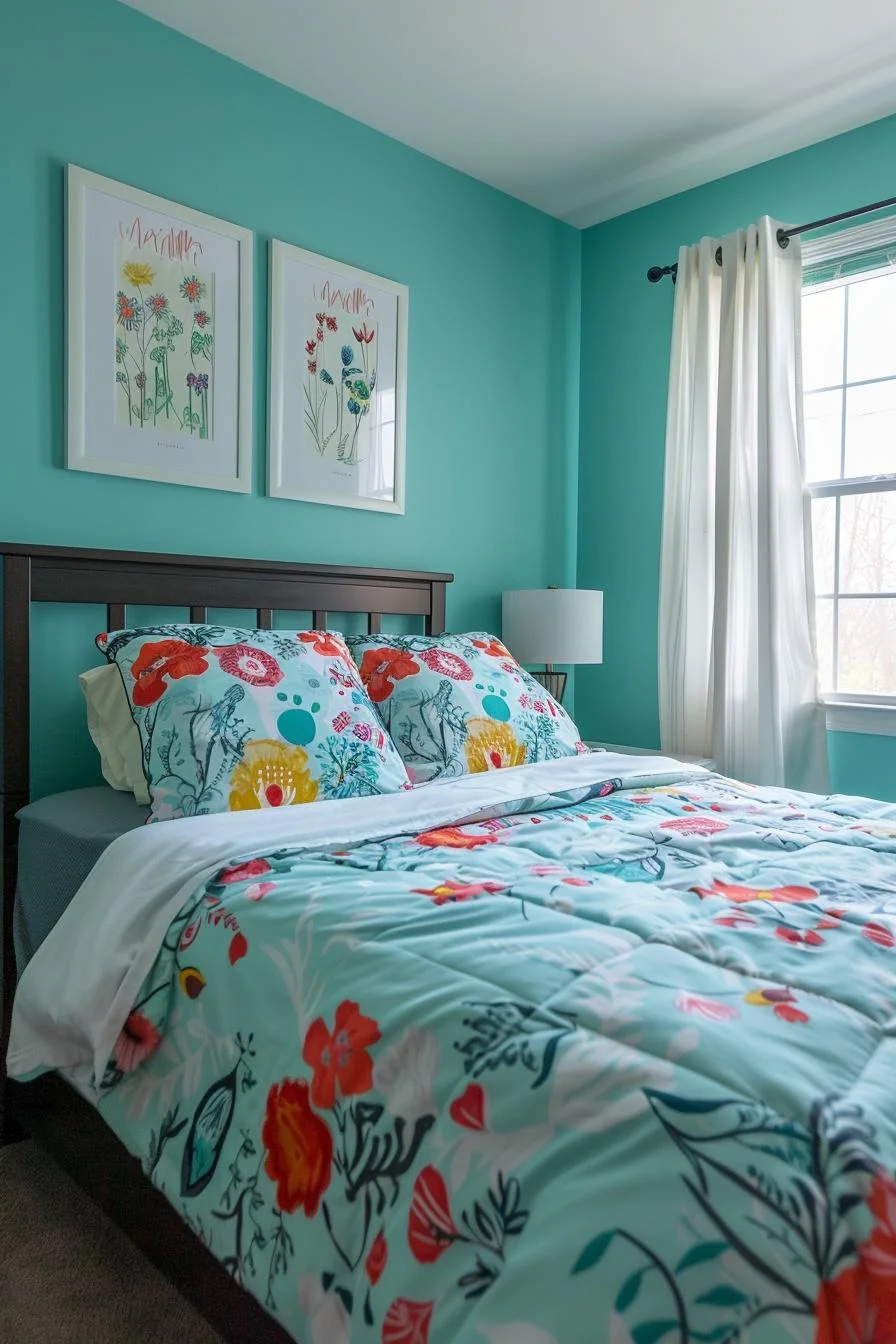 29 White and turquoise bedroom ideas for a fresh look