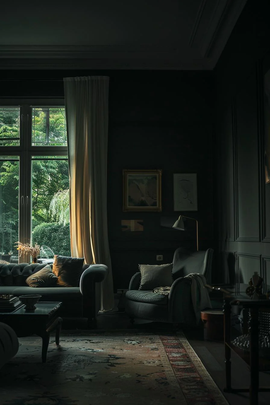 37 Dramatic Dark and Moody Living Room Ideas to Try