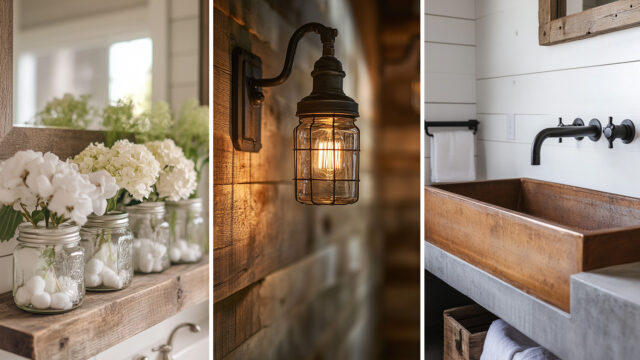 31 Farmhouse Bathroom Ideas to Freshen up Your Space
