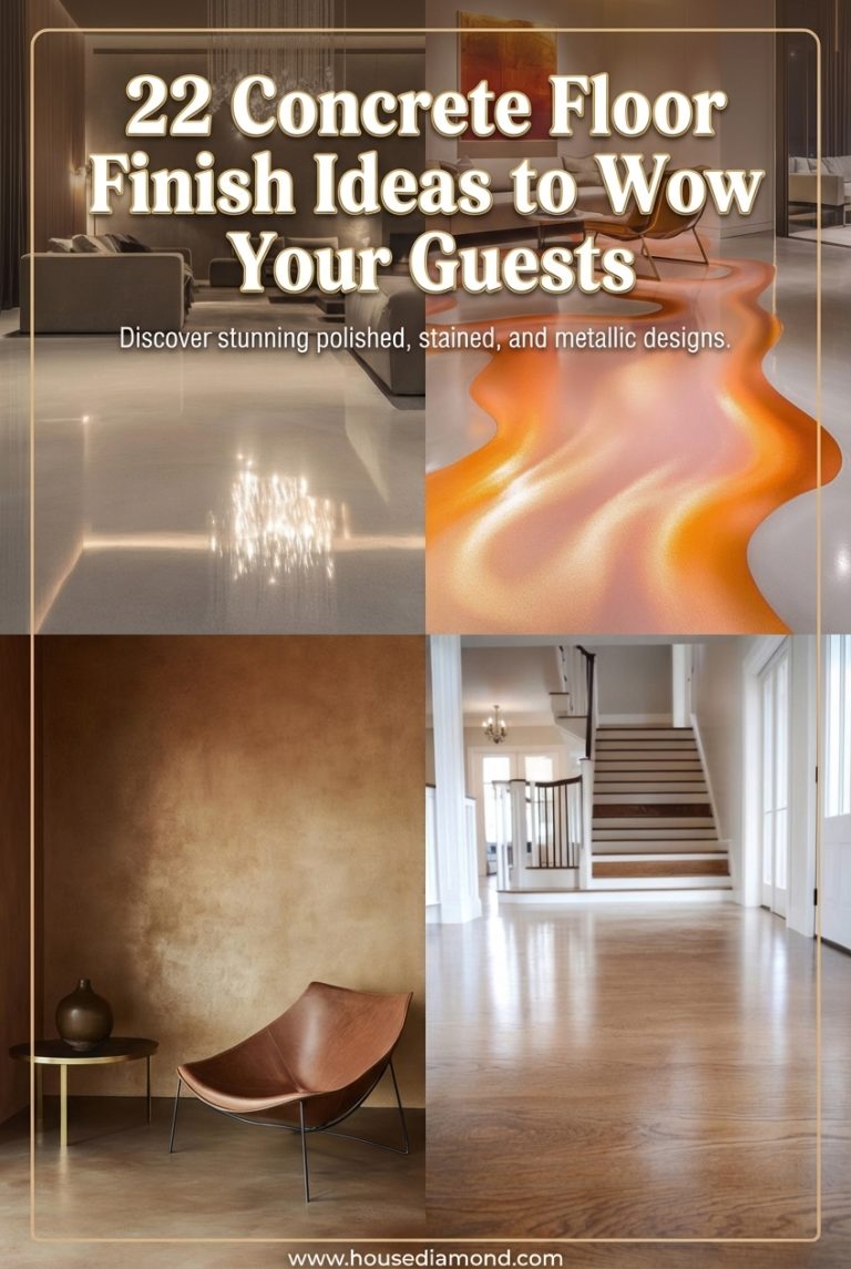 22 Concrete Floor Finish Ideas to Wow Your Guests