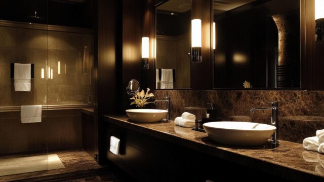 21 Dark Brown Bathroom Ideas for Luxurious Style