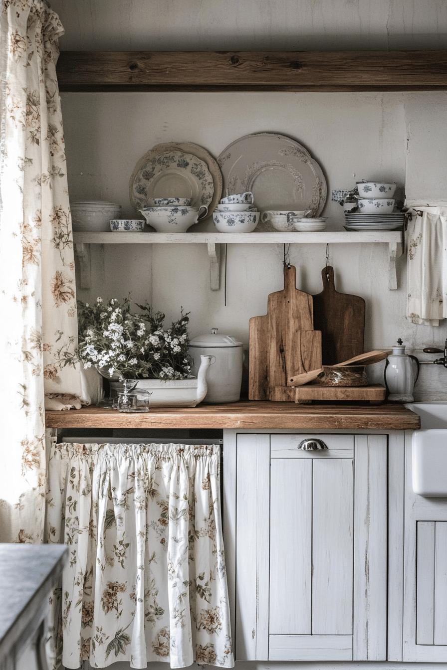 9(1)-H2 - 9 Use Quaint Kitchen Curtains for Softness.jpg