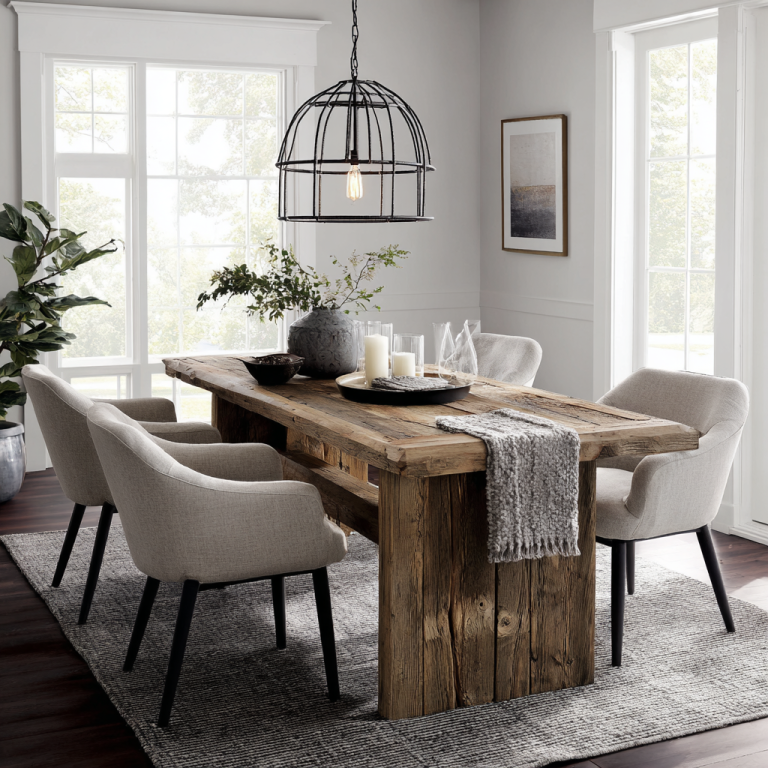 24 Modern Farmhouse Dining Room Ideas for a Cozy Home
