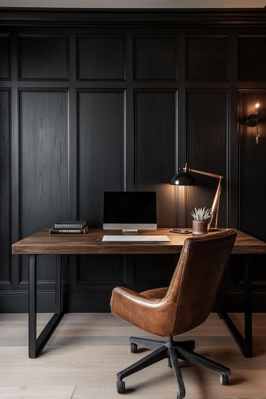 1(2)-H2 - 1 Black Paneling for Depth in Your Moody Home Office.jpg