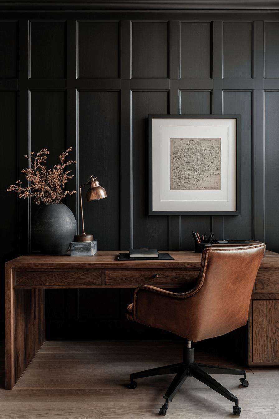1(4)-H2 - 1 Black Paneling for Depth in Your Moody Home Office.jpg