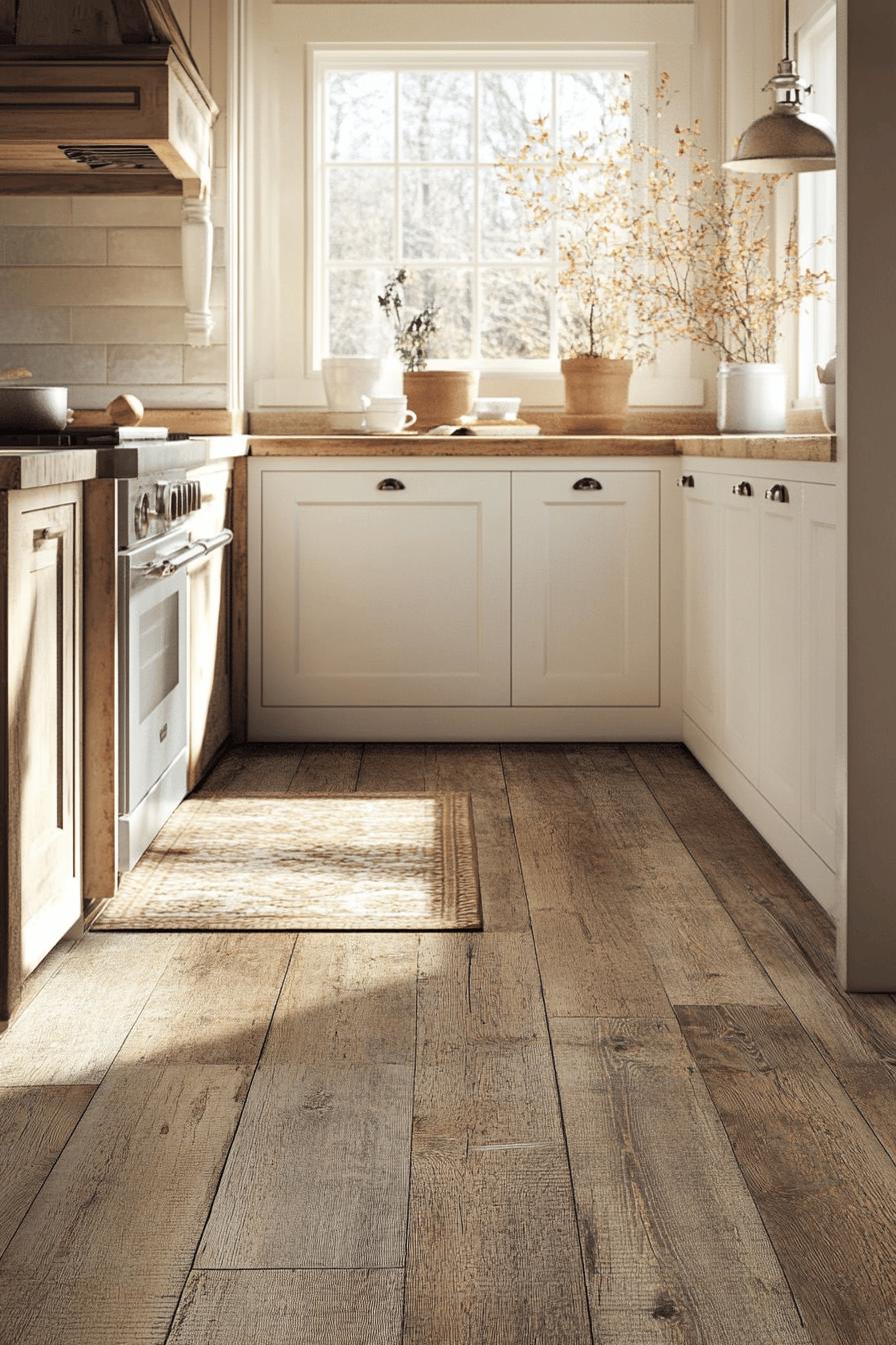 15(3)-H2 - 15 Farmhouse Kitchen Inspiration Ideas Flooring and Runner Rugs.jpg