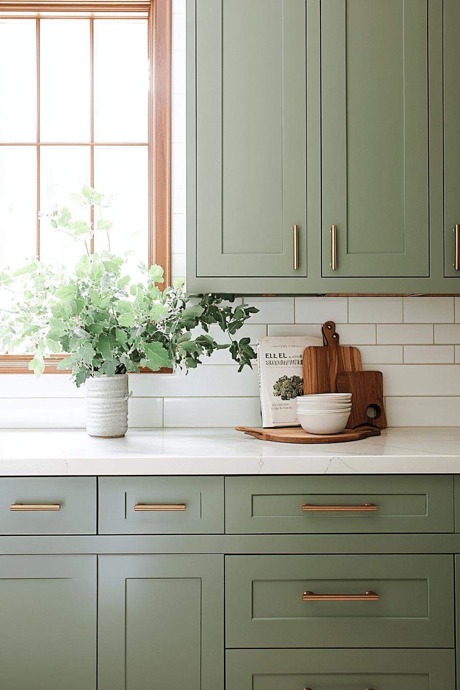 2(3)-H2 - 2 Modern Farmhouse Kitchen Inspiration Ideas with Green Cabinetry.jpg