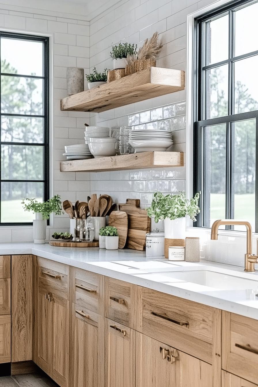 3(3)-H2 - 3 Blonde Wood and White Calm Modern Farmhouse Kitchen Inspiration Ideas.jpg