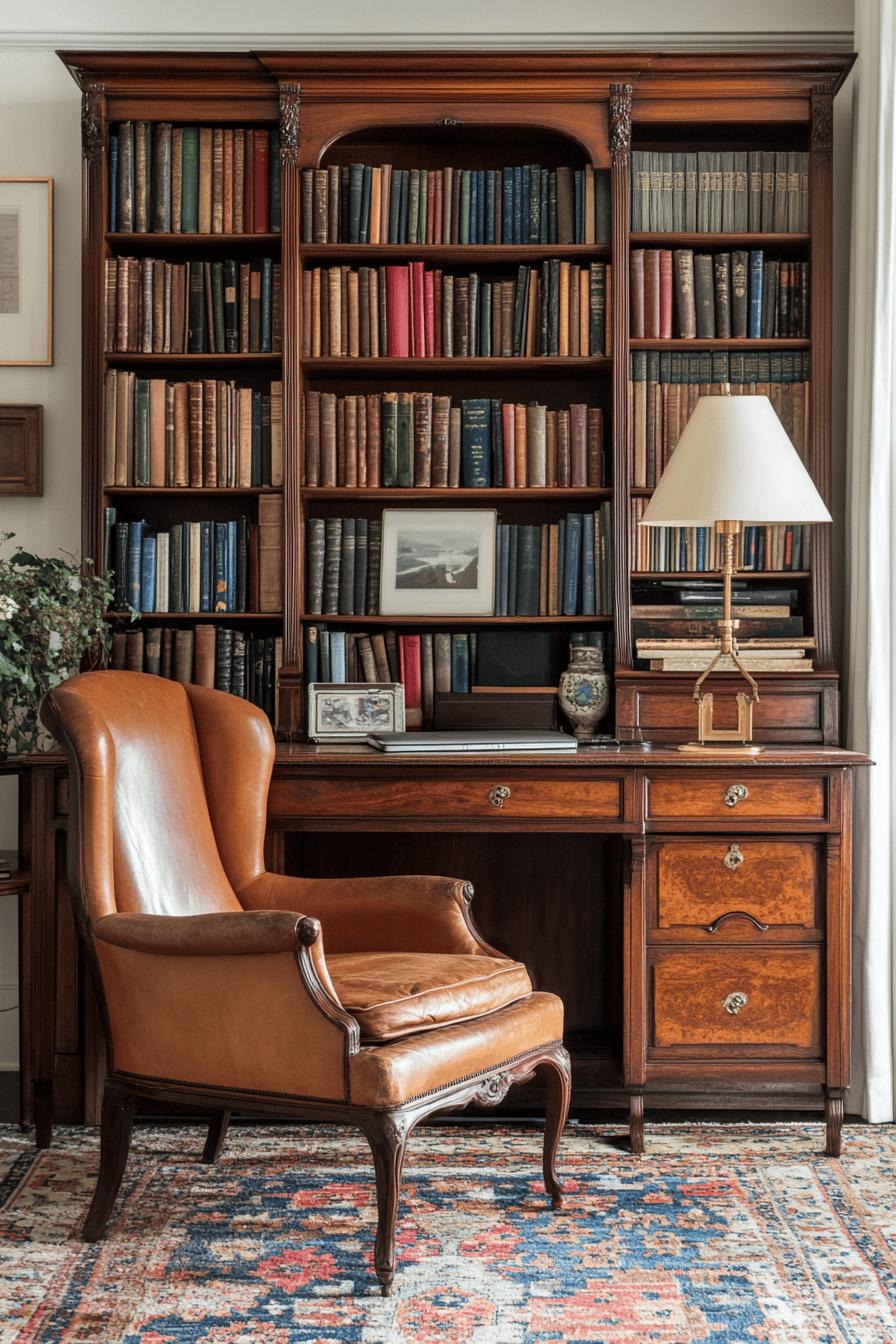 5(3)-H2 - 5 Vintage and Antique Touches for Home Office Design.jpg