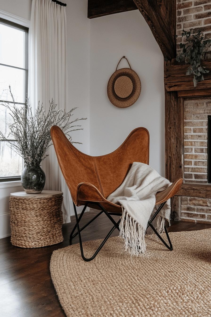 5(4)-H2 - 5 Faux Leather Butterfly Chair for Rustic-Modern Fusion.jpg