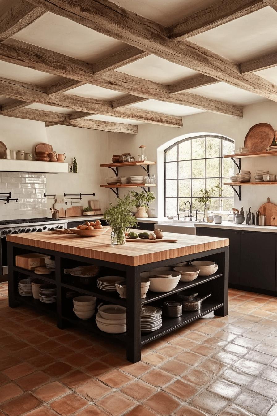9(1)-H2 - 9 Rustic Kitchen Islands With Mixed Materials.jpg