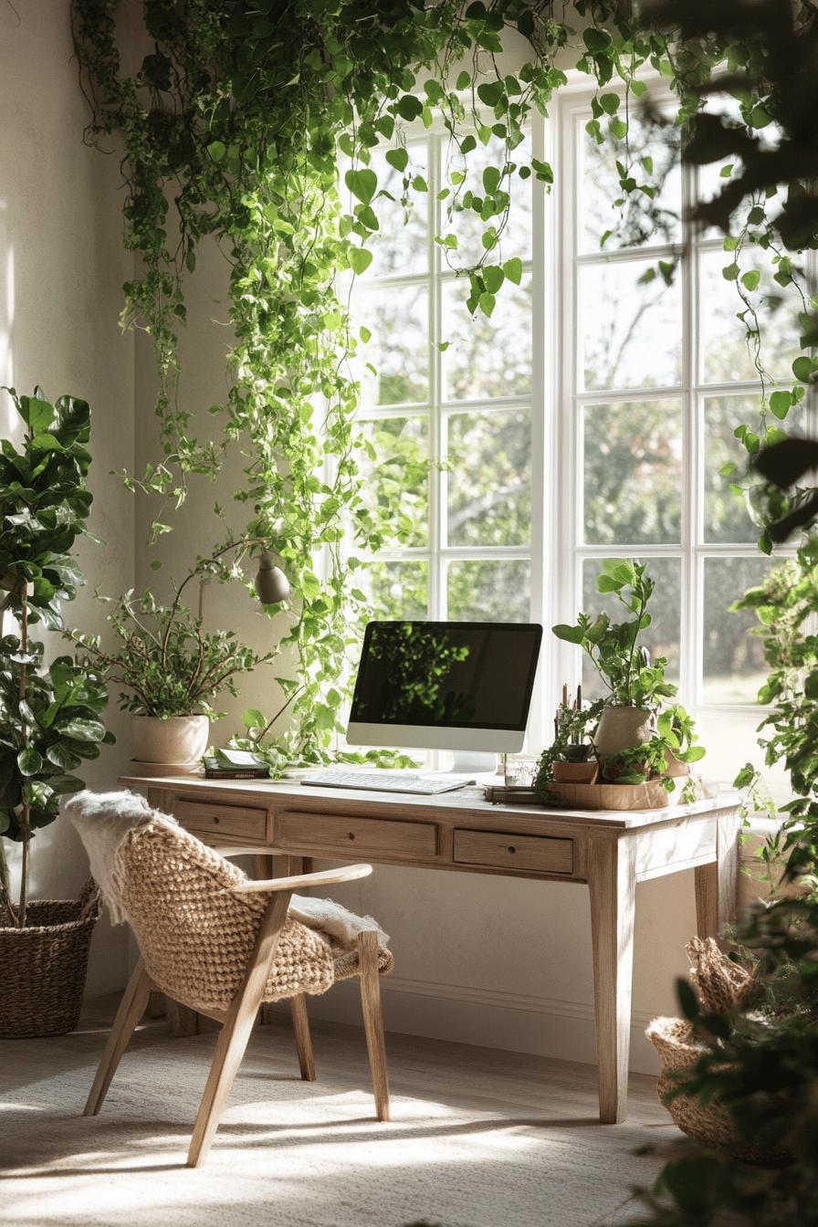 9(3)-H2 - 9 Greenery and Plant-Filled Home Office Ideas.jpg
