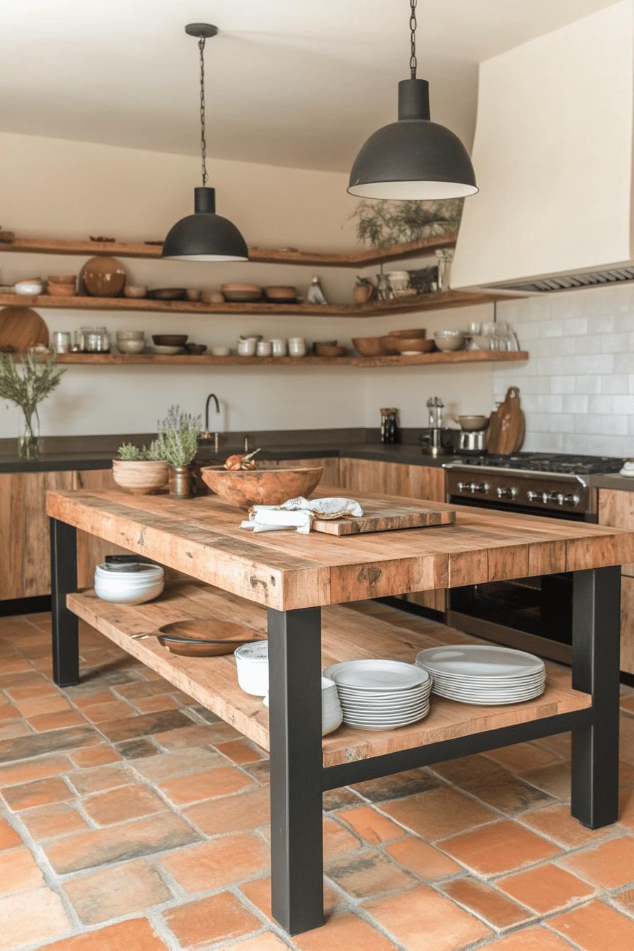 9(3)-H2 - 9 Rustic Kitchen Islands With Mixed Materials.jpg