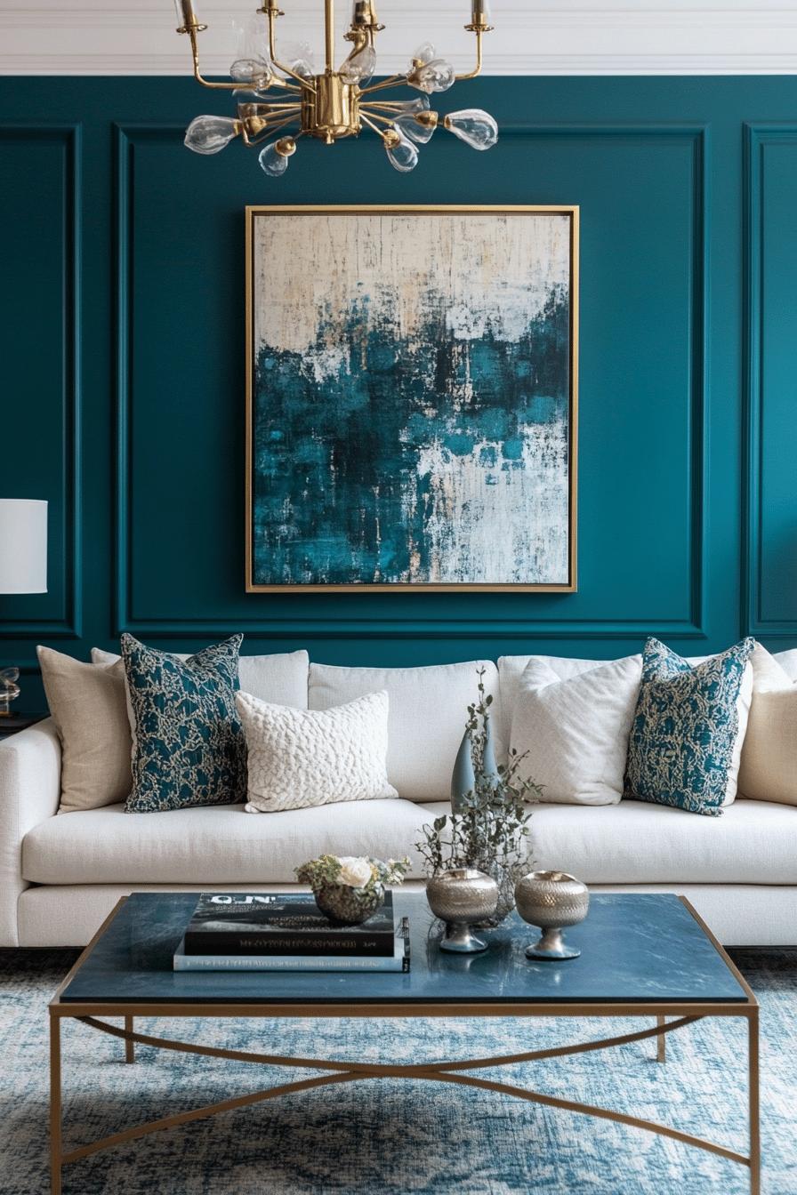 3(3)-H2 - 3 Teal Accent Walls in the Living Room for Drama.jpg