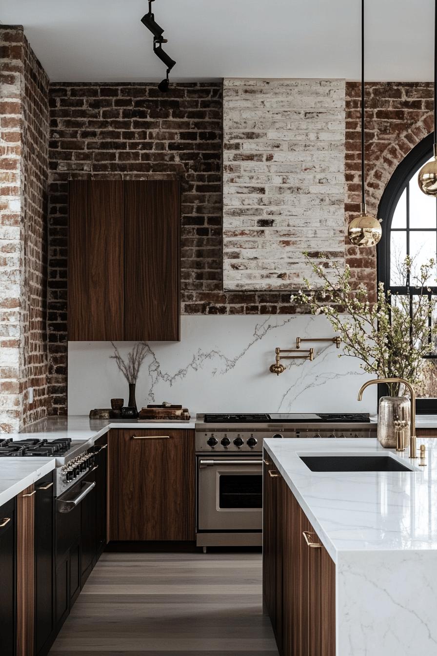 10(1)-H2 - 10 Cabinetry Pairings for Exposed Brick Kitchens.jpg