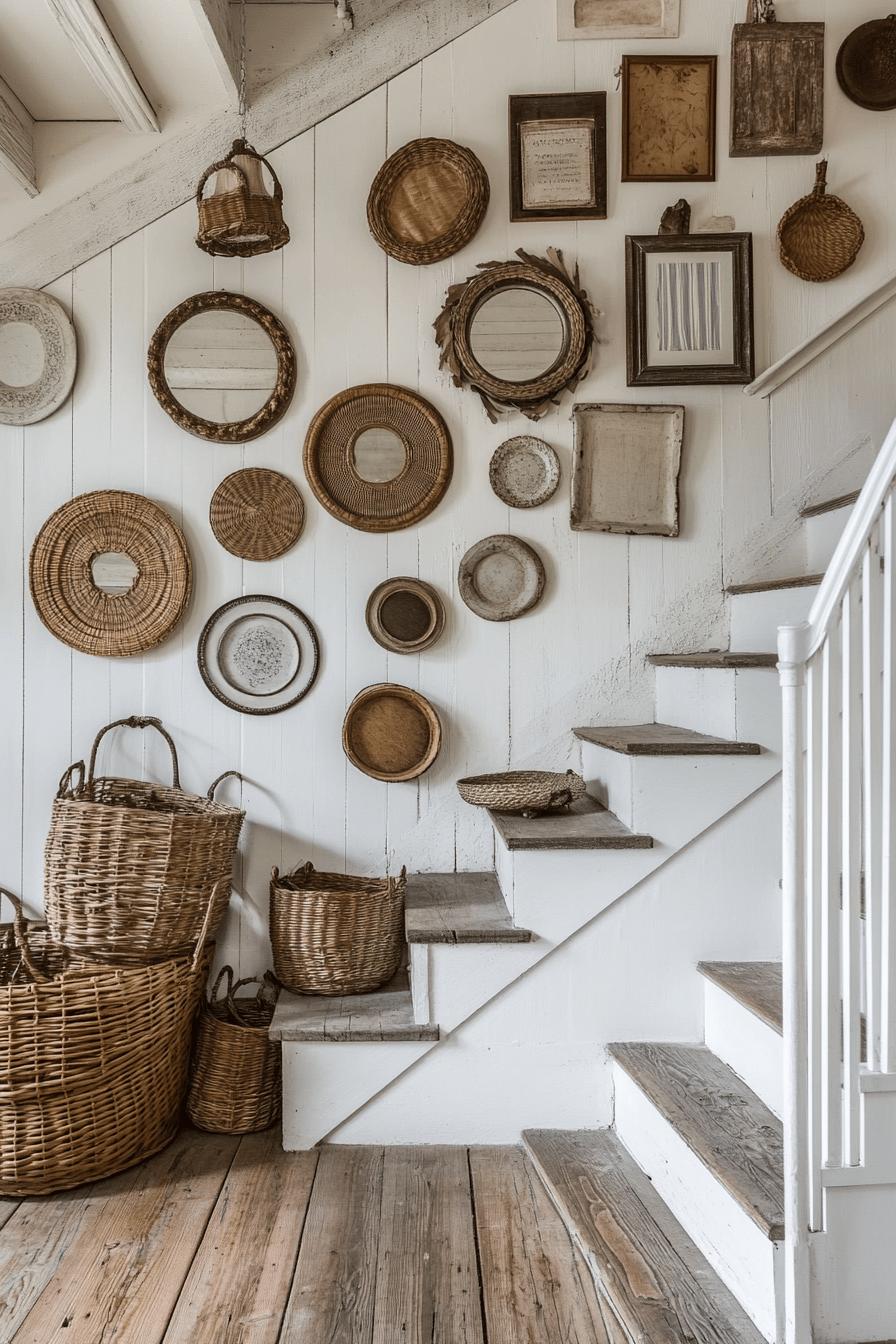 10(2)-H2 - 10 Farmhouse and Rustic Staircase Wall Decor Inspirations.jpg