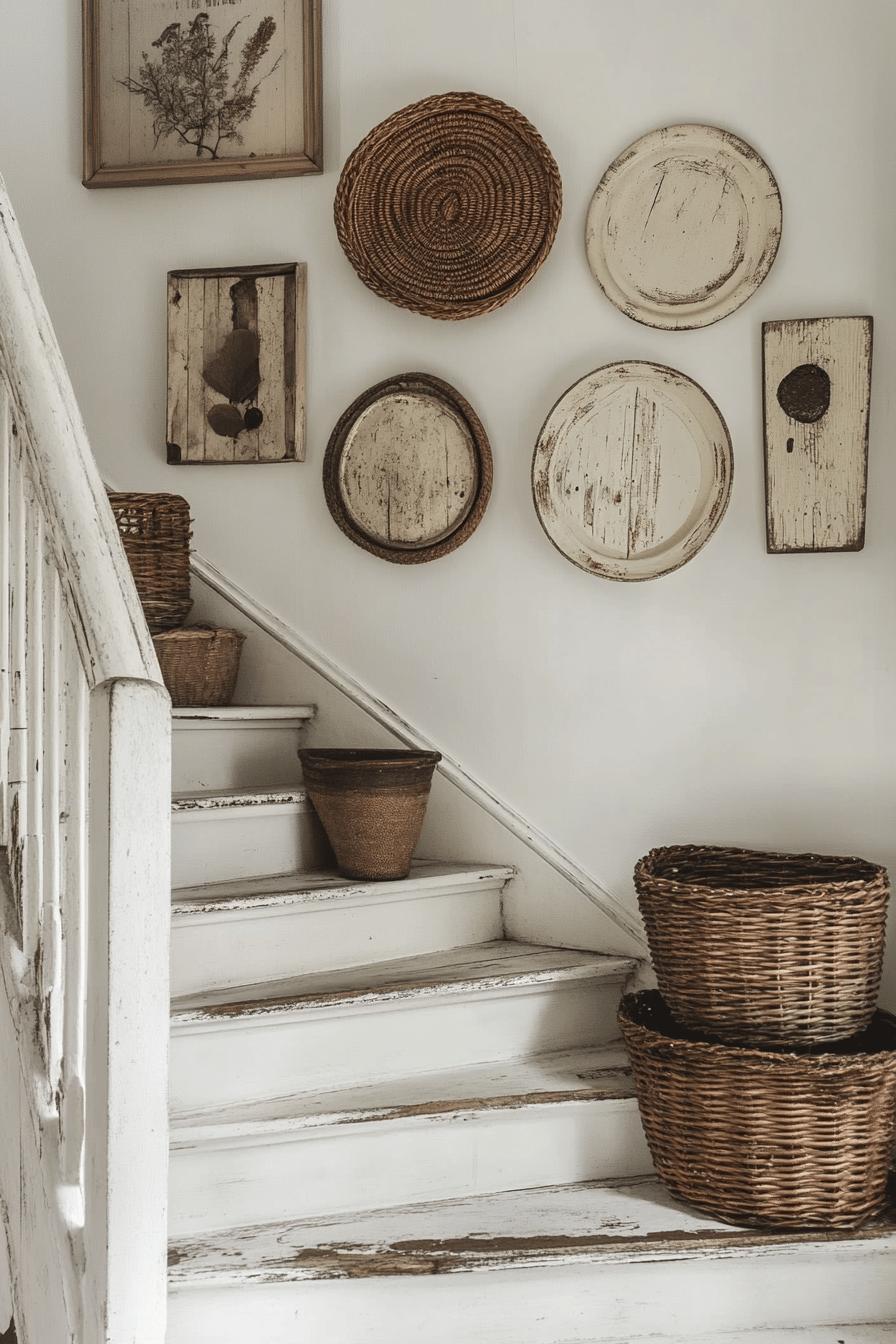 10(4)-H2 - 10 Farmhouse and Rustic Staircase Wall Decor Inspirations.jpg