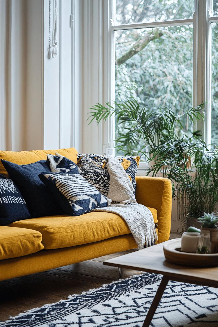 1(2)-H2 - 1 Mustard Yellow Sofa as the Focal Point in a Living Room.jpg