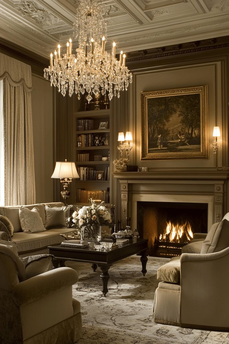 13(3)-H2 - 13 Traditional Living Room Ideas Statement Lighting.jpg