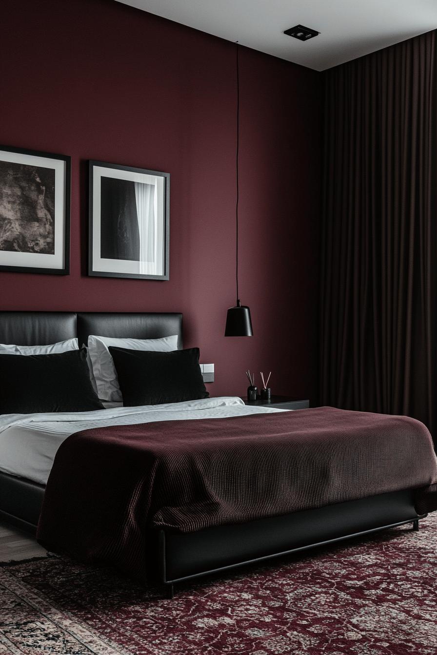 14(2)-H2 - 14 Burgundy and Black Bedroom Combinations.jpg