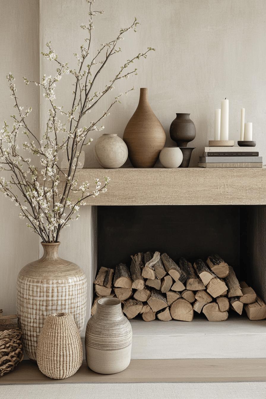 14(2)-H2 - 14 Layered Mantel Styling Ideas with Textures and Height.jpg