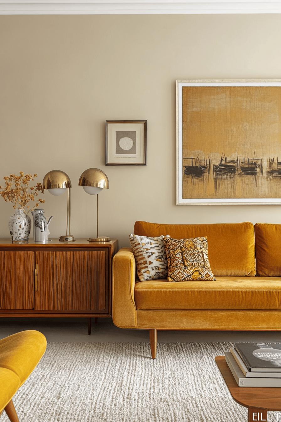 14(2)-H2 - 14 Mustard Yellow in Vintage and Mid-Century Living Room Designs.jpg