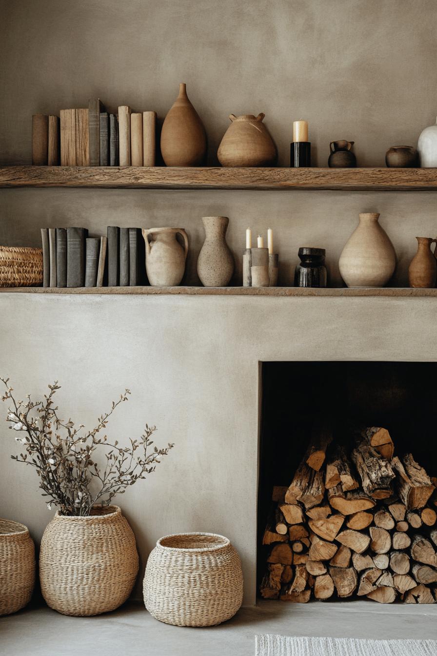 14(4)-H2 - 14 Layered Mantel Styling Ideas with Textures and Height.jpg