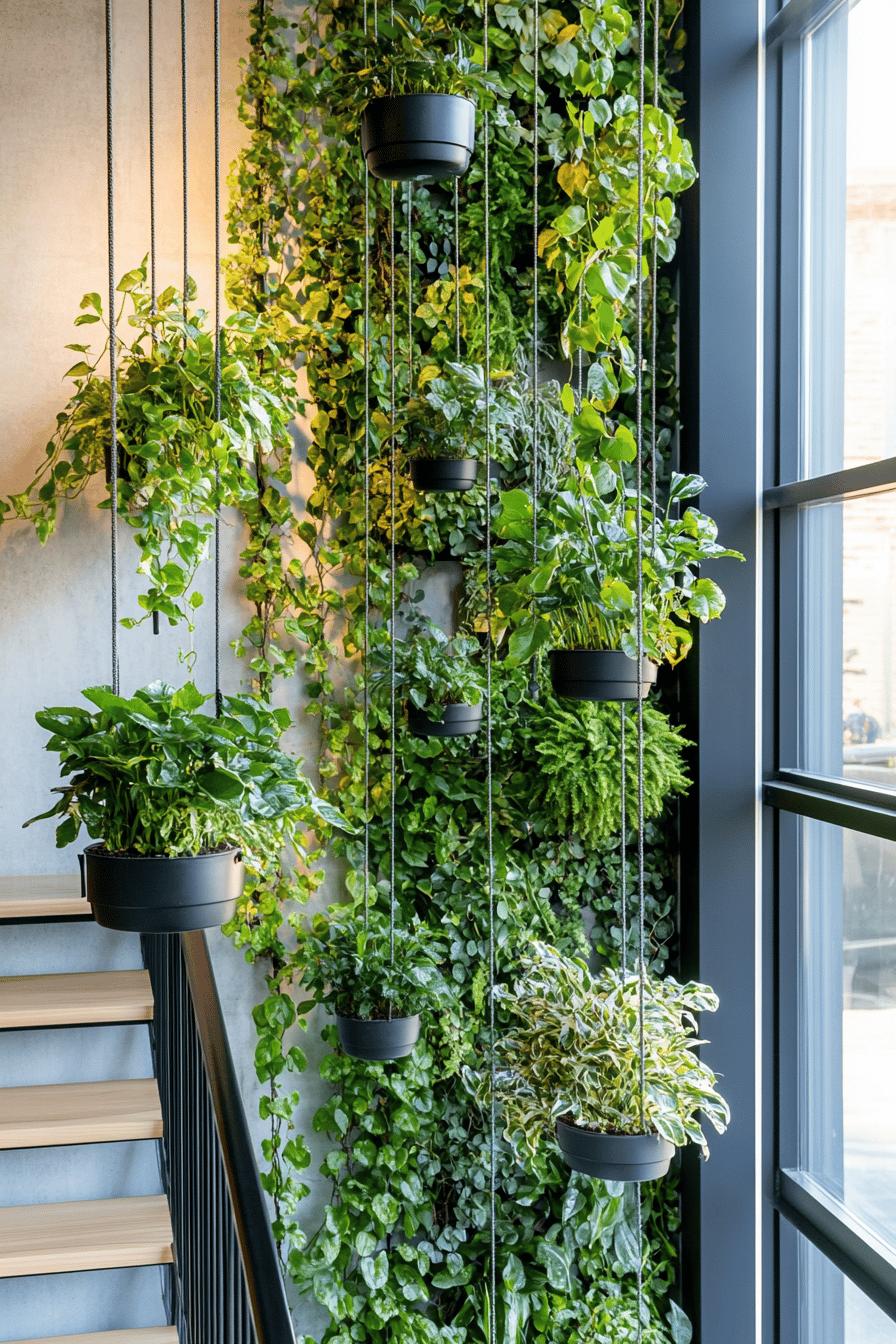 15(1)-H2 - 15 Greenery and Hanging Plants on Staircase Walls.jpg