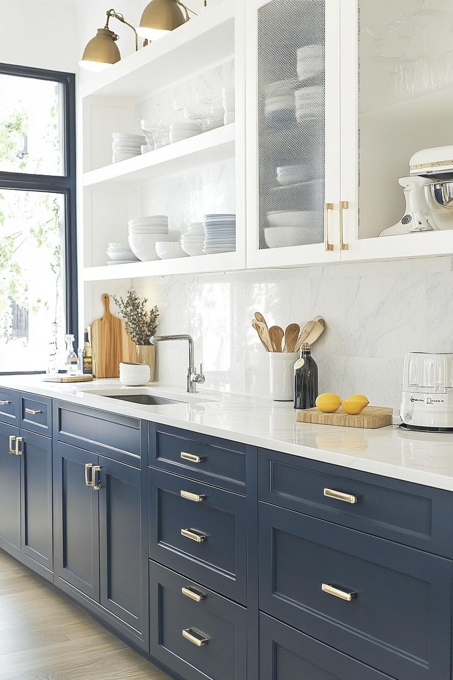 15(3)-H2 - 15 Two Tone Kitchen Cabinets With Glass Door Accents.jpg