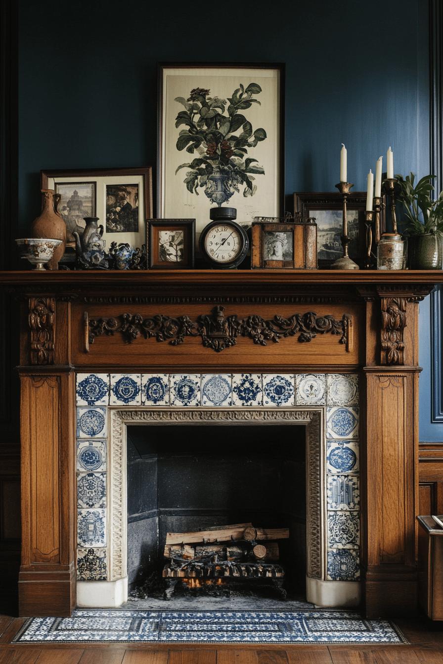 18(2)-H2 - 18 Vintage, Traditional, and Victorian Fireplace Styling Ideas.jpg