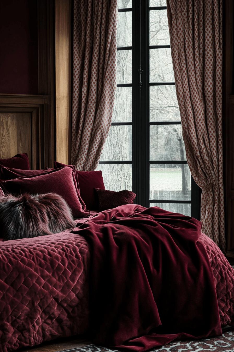 2(3)-H2 - 2 Layering Burgundy Bedroom Textiles for Richness.jpg