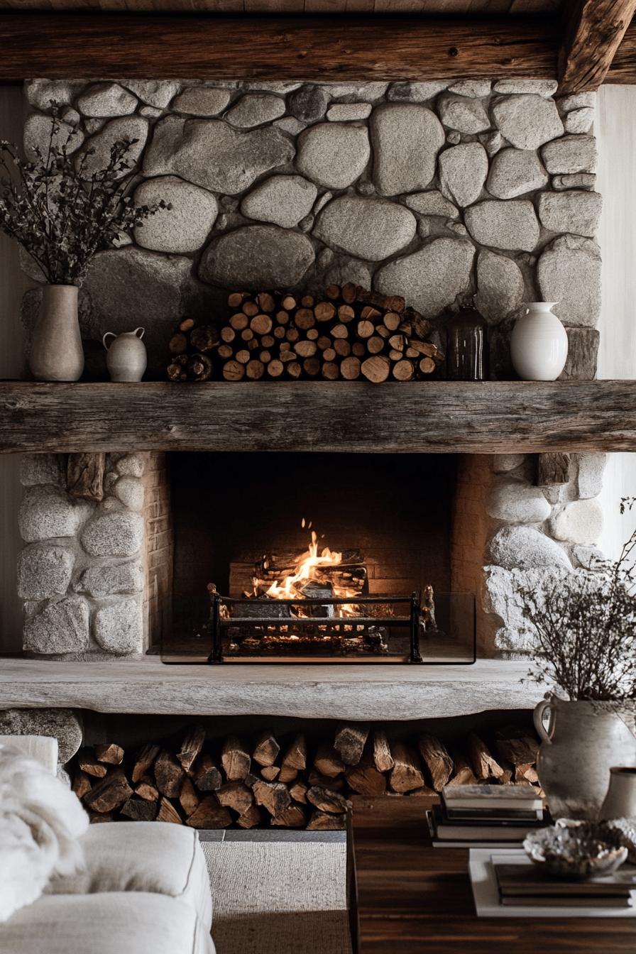 3(2)-H2 - 3 Rustic Fireplace Styling Ideas Using Stone and Wood.jpg