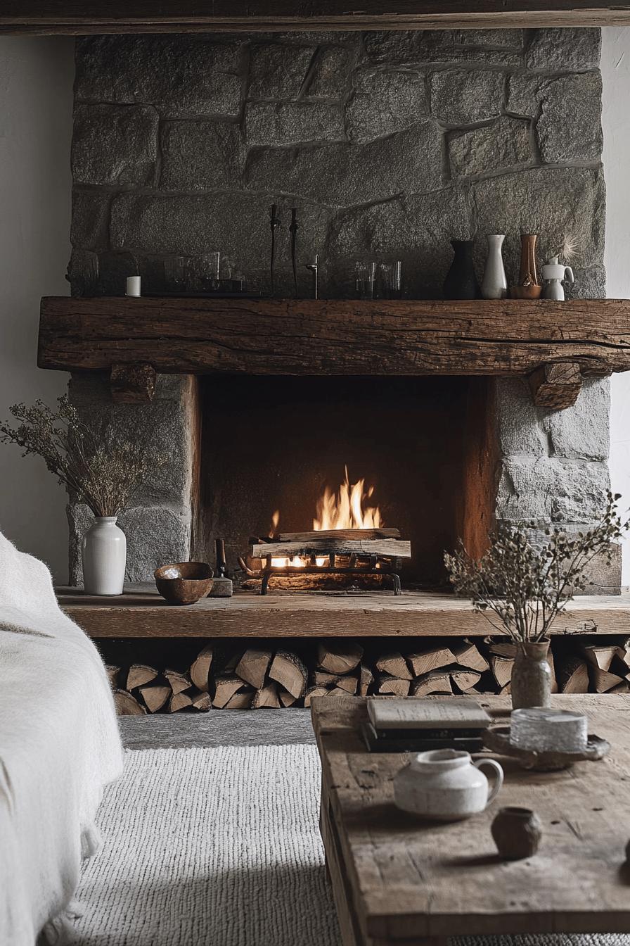 3(3)-H2 - 3 Rustic Fireplace Styling Ideas Using Stone and Wood.jpg