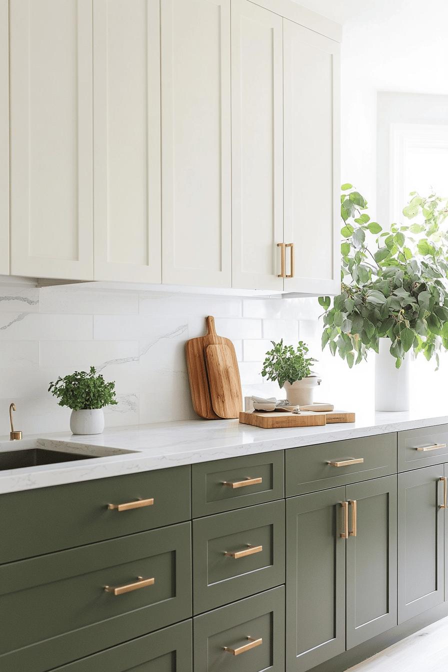 4(3)-H2 - 4 Green and White Two Tone Kitchen Cabinet Ideas.jpg