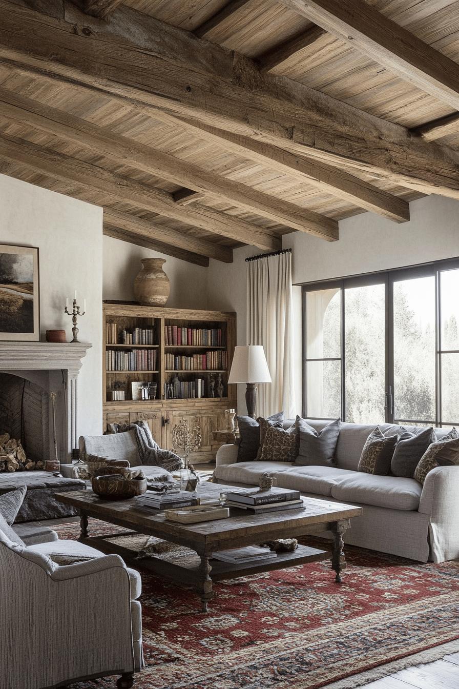 5(2)-H2 - 5 Traditional Living Room Ideas Exposed Beams for Character.jpg