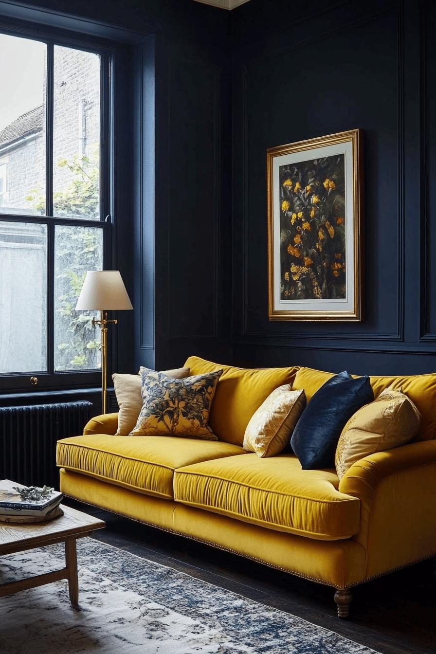 8(1)-H2 - 8 Navy Blue and Mustard Yellow Living Room Color Palette.jpg