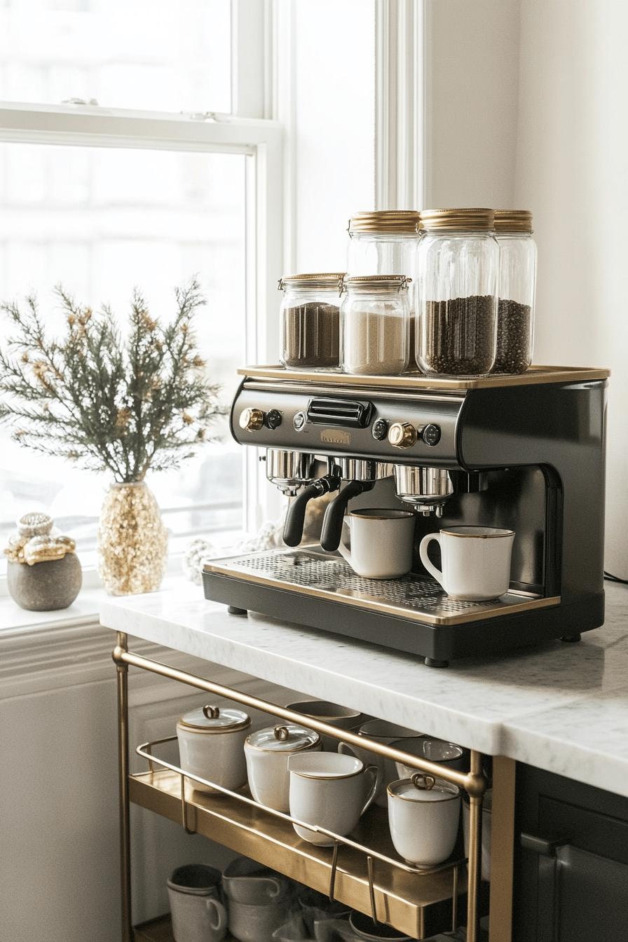 8(4)-H2 - 8 Small Kitchen Coffee Station Ideas with Rolling Carts.jpg