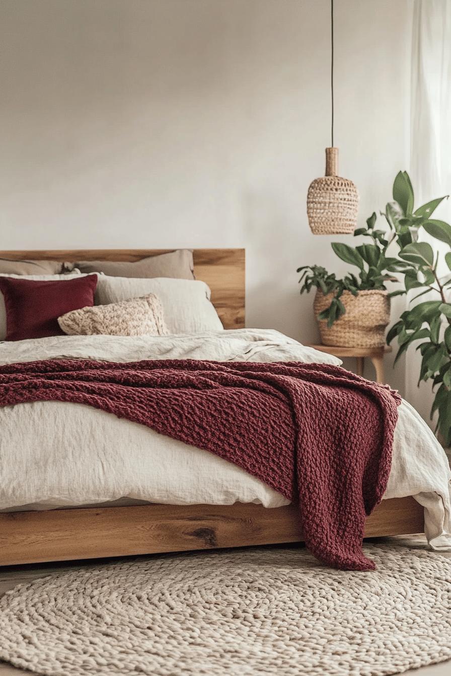 9(1)-H2 - 9 Burgundy Bedroom Ideas with Natural Wood and Beige.jpg
