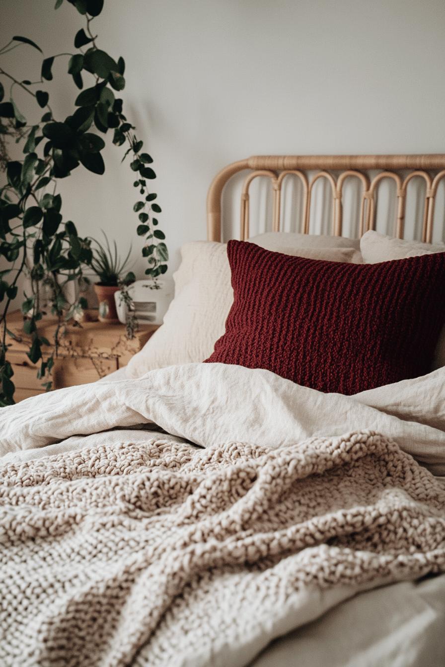 9(4)-H2 - 9 Burgundy Bedroom Ideas with Natural Wood and Beige.jpg