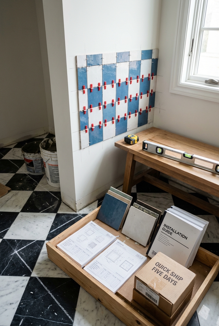 Image 14 for 18 checkerboard tile bathroom ideas you'll love