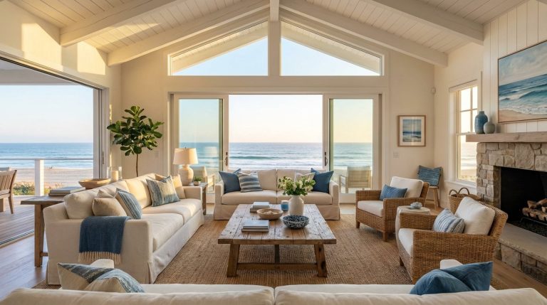 15 Breezy And Beautiful Coastal Living Room Designs For A Relaxing Home