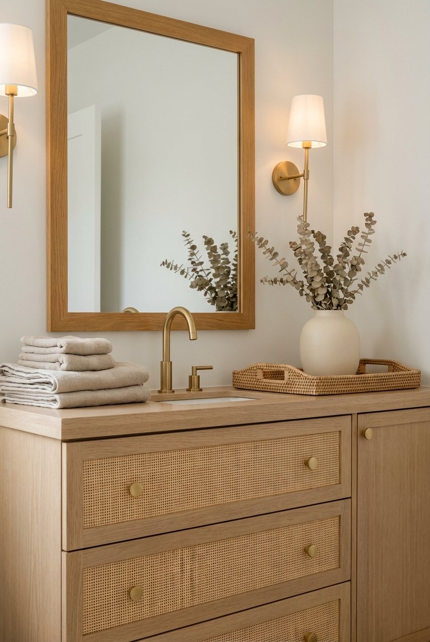 Image 11 for 20 Gold Hardware Bathroom Ideas For Chic Glow