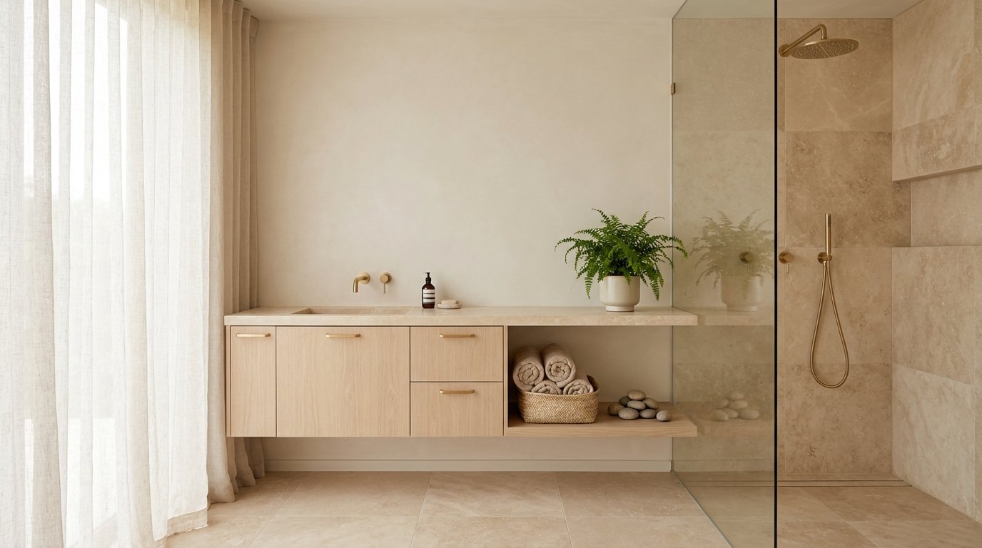 Image 15 for 20 Gold Hardware Bathroom Ideas For Chic Glow